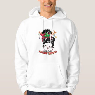 Santa's Favorite English Teacher Funny Christmas M Hoodie