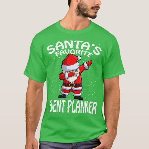 Santas Favorite Event Planner Christmas T_Shirt