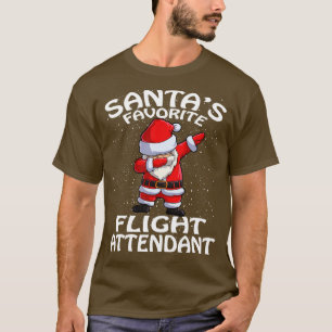 Santas Favorite Flight Attendant Christmas 1 T-Shirt
