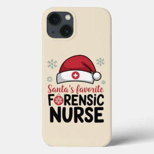 Santas Favorite Forensic Nurse Funny Christmas  iPhone 13 Case