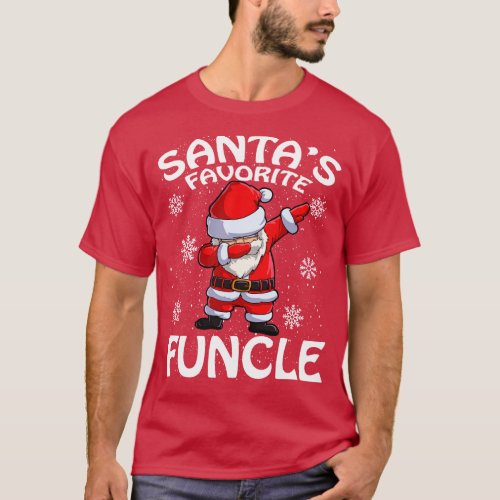 Santas Favorite Funcle Christmas T_Shirt