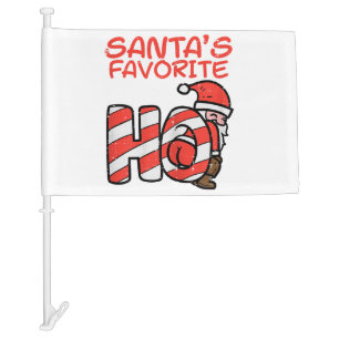 Santas Favorite Funny Naughty Adult Christmas Xmas Car Flag
