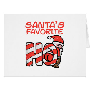 Santas Favorite Funny Naughty Adult Christmas Xmas Cards
