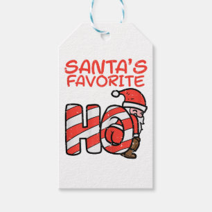 Santas Favorite Funny Naughty Adult Christmas Xmas Gift Tags