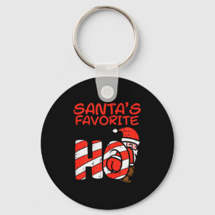 Santas Favorite Funny Naughty Adult Christmas Xmas Keychain