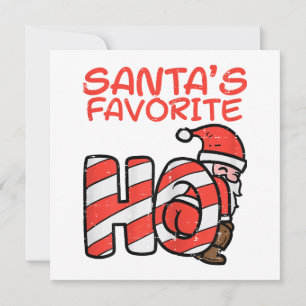 Santas Favorite Funny Naughty Adult Christmas Xmas Save The Date