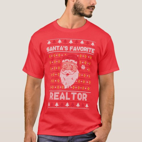 Santas Favorite Funny Ugly Christmas Sweater Real 