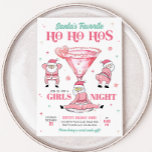 Santas Favorite Girls Night Christmas Party Invitation<br><div class="desc">Spread the holiday cheer with our customizable Christmas printable invitation,  perfect for gathering friends and family for a festive celebration. With elegant designs and easy-to edit text,  this invitation sets the tone for a joyful holiday season.

54SE C</div>