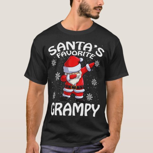 Santas Favorite Grampy Christmas T_Shirt