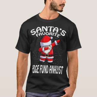 Santas Favorite Hedge Fund Analyst Christmas T-Shirt