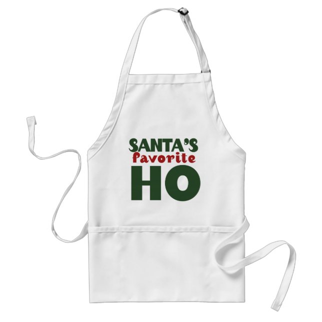 Santas Favorite HO Adult Apron (Front)