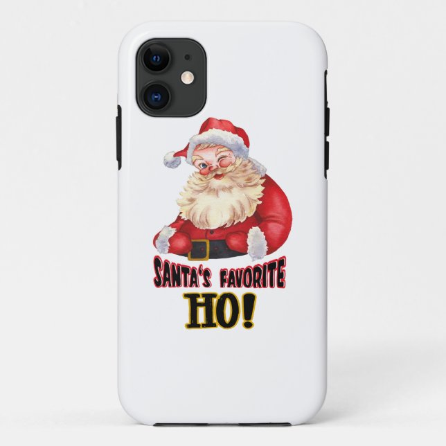 Santa's Favorite Ho Case-Mate iPhone Case (Back)