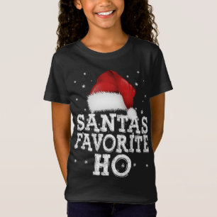 Santa's Favorite Ho Cute Christmas Holidays Pajama T-Shirt