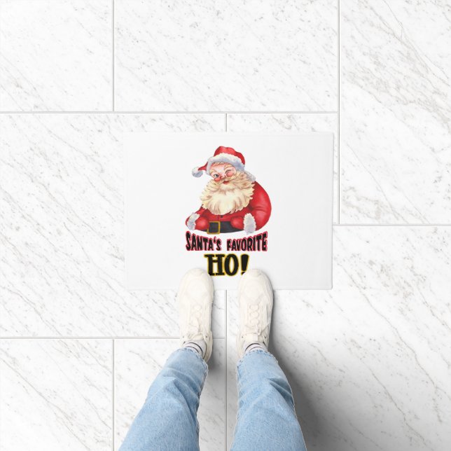 Santa's Favorite Ho Doormat (Indoor)