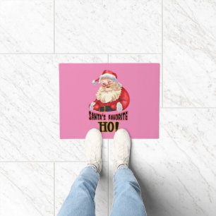 Santa's Favorite Ho Doormat