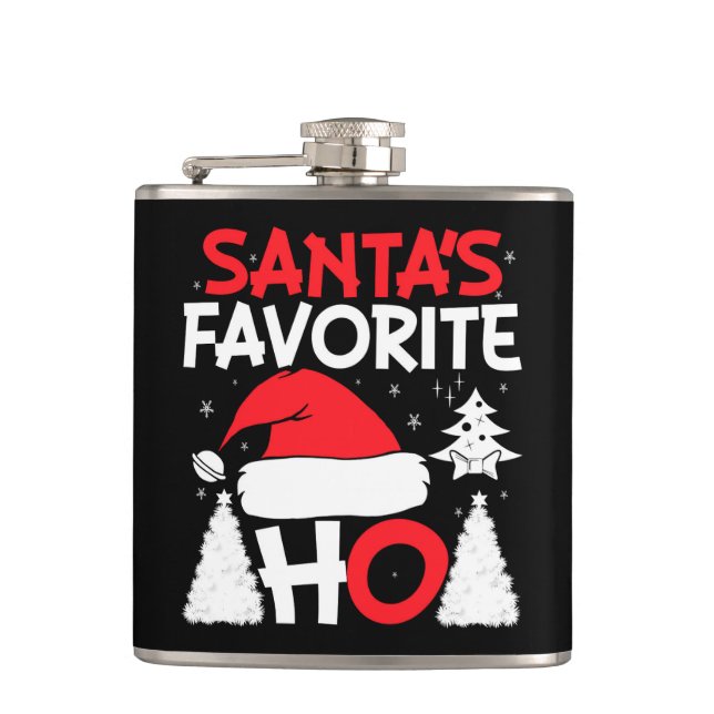 Santas Favorite Ho Flask (Front)