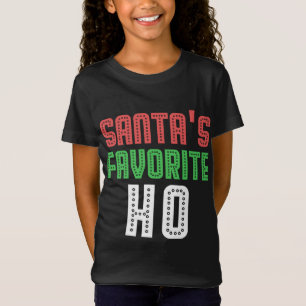 Santas Favorite Ho Funny Xmas Rowdy Inappropriate  T-Shirt