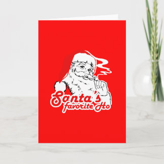 SANTA'S FAVORITE HO HOLIDAY CARD