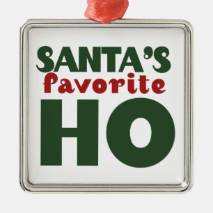 Santas Favorite HO Metal Ornament