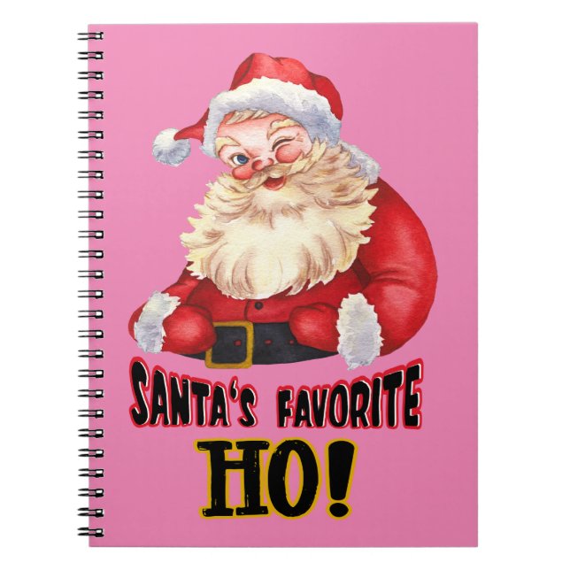 Santa's Favorite Ho Notebook (Front)