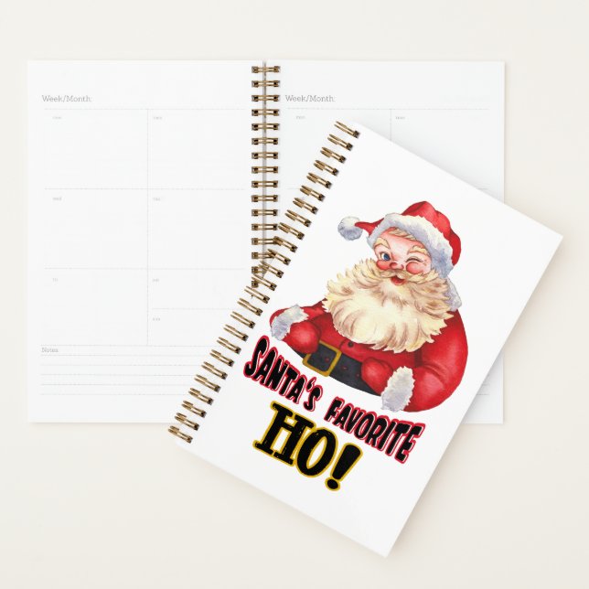 Santa's Favorite Ho Planner (Display)