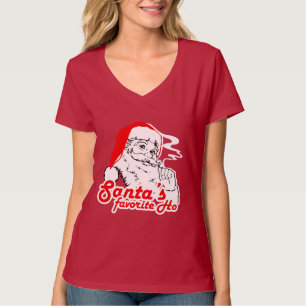 SANTA'S FAVORITE HO -.png T-Shirt