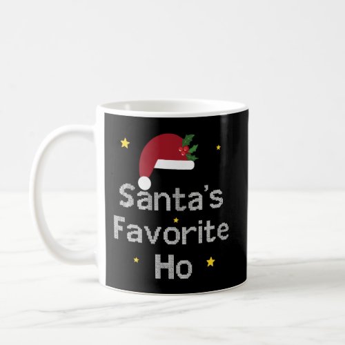 SantaS Favorite Ho Santa Claus Christmas Gift Fun Coffee Mug