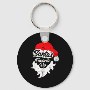 Santas Favorite Ho Shirt Funny Adult Girl Christma Keychain