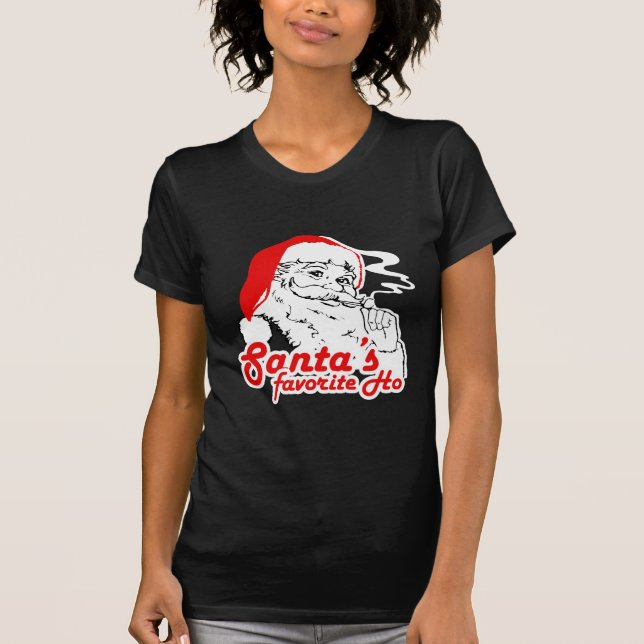 SANTA'S FAVORITE HO T-Shirt (Front)