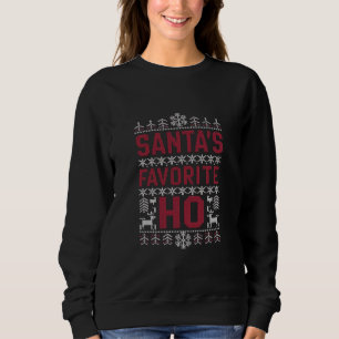 Santa's Favorite Ho Ugly Christmas Sweater