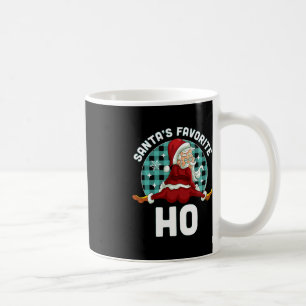 Santa's Favorite Ho - Xmas Naughty Santa Christmas Coffee Mug