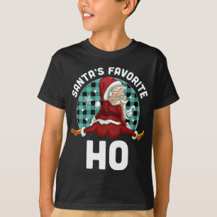 Santa's Favorite Ho - Xmas Naughty Santa Christmas T-Shirt