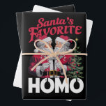 Santas Favorite Homo Gay Christmas LGBTQ Pride  Wrapping Paper Sheets<br><div class="desc">Santas Favorite Homo Gay Christmas LGBTQ Pride</div>