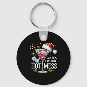 Santa's Favorite Hot Mess Long Sleeve Keychain