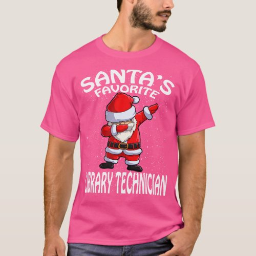 Santas Favorite Library Technician Christmas T_Shirt