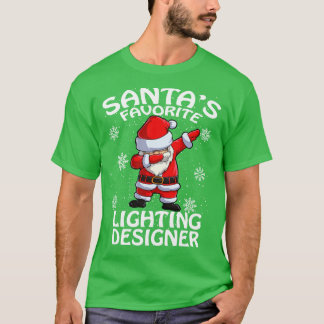 Santas Favorite Lighting Designer Christmas T-Shirt