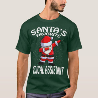 Santas Favorite Medical Assistant Christmas T-Shirt