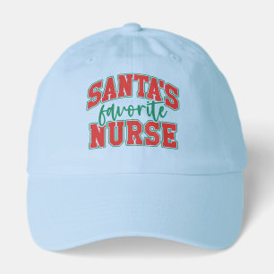 Santa's Favorite Nurse Christmas Hat
