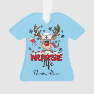 Santa's Favorite Nurse - Nurse Life Ornament