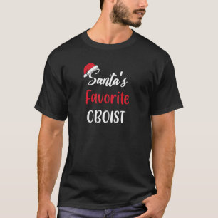 Santas Favorite Oboist   Christmas oboe   Pajama T-Shirt