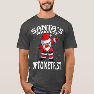 Santas Favorite Optometrist Christmas T-Shirt