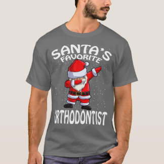 Santas Favorite Orthodontist Christmas T-Shirt