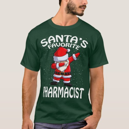 Santas Favorite Pharmacist Christmas T_Shirt