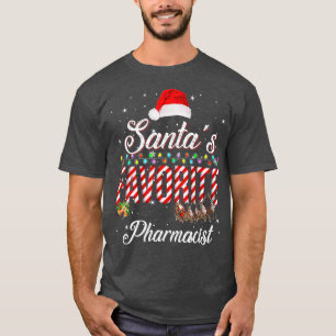Santas favorite Pharmacist christmas xmas gift T-Shirt