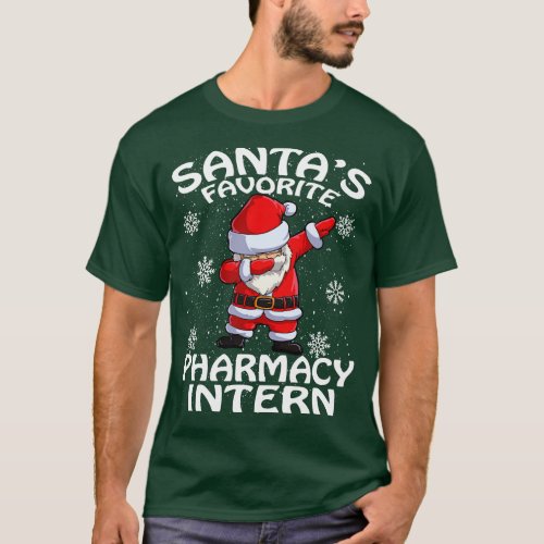 Santas Favorite Pharmacy Intern Christmas T_Shirt