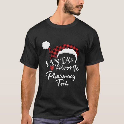 SantaS Favorite Pharmacy Tech T_Shirt
