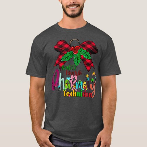 Santas Favorite Pharmacy Technician Pharmacist CPH T_Shirt