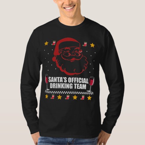 Santas Favorite Photographer Ugly Christmas Sweat T_Shirt