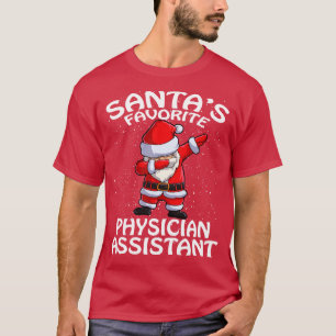 Santas Favorite Physician Assistant Christmas T-Shirt