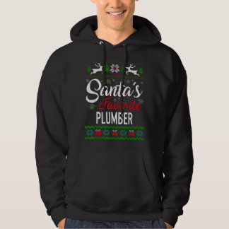 Santas Favorite Plumber Christmas Ugly Sweater